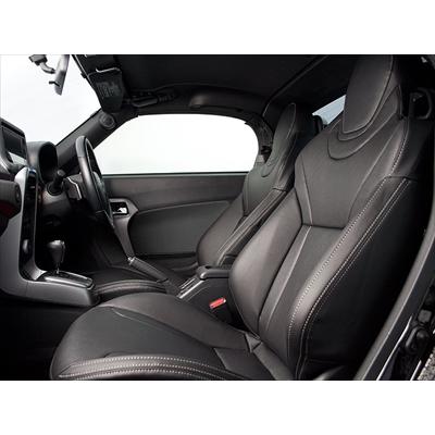 コペン LA400K G BASE 純正レカロシート用 シートカバー ブラックx 