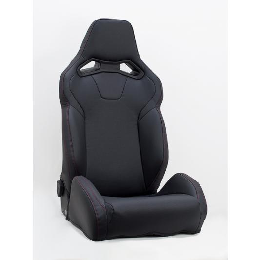 JADE スタイリッシュシートカバー for RECARO SR-S ブラック×レッド