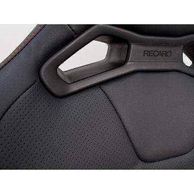JADE スタイリッシュシートカバー for RECARO SR-S ブラック×レッド