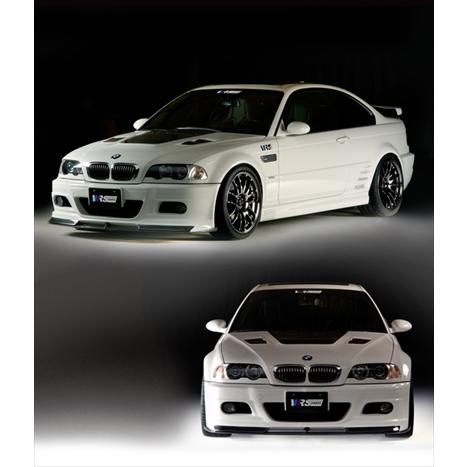 VRS E46 M3 street version FRONT BUMPER カーボン製リップガード付き