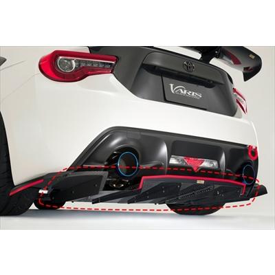 86 ZN6 後期 ARISING-I 純正バンパー用 リアディフューザー カーボン+