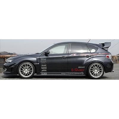 インプレッサ WRX STi GRB カーボンピラーガーニッシュ : エアロ