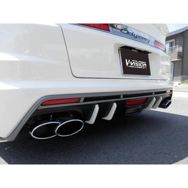 オデッセイ Rb3 ブイビジョン リアバンパースポイラー タイプ2用 マフラーカッター 内径51 5f用 エアロ カスタムパーツのtoptuner 通販 Paypayモール