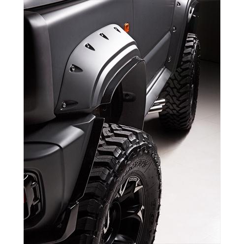 JB74W ジムニーシエラ BLACK BISON EDITION オーバーフェンダー用飾り 