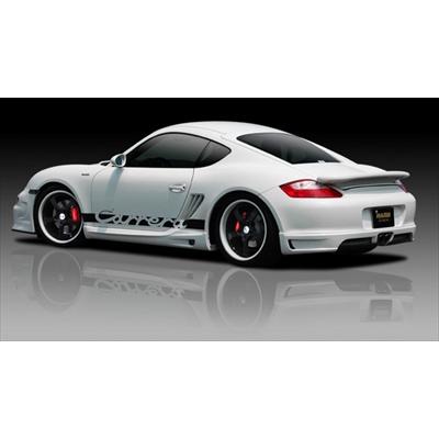 PORSCHE 987 Cayman 前期 リアアンダースポイラー 塗装済み : エアロ