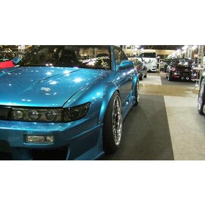 シルビア S13 GLARE オーバーフェンダー （フロントのみ） 50mm 塗装