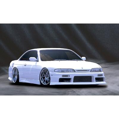 S14 シルビア 前期 フロントバンパースポイラー Type-A 塗装取付 S14 シルビア 前期 フロントバンパースポイラー Type-A 塗装取付