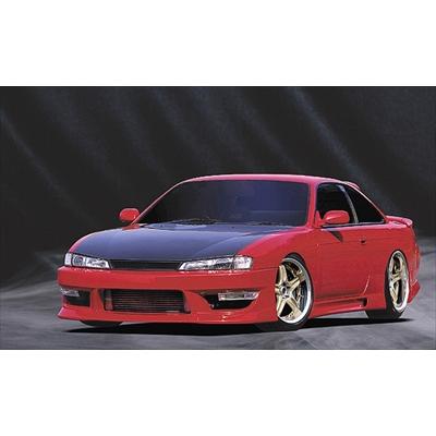 S14 シルビア 後期 サイドスカート Type-R 塗装済み : エアロ.カスタム