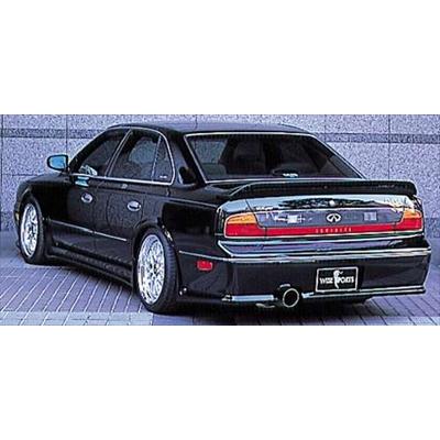 Q45 AfterMC リアスポイラー 塗装済み : エアロ.カスタムパーツの