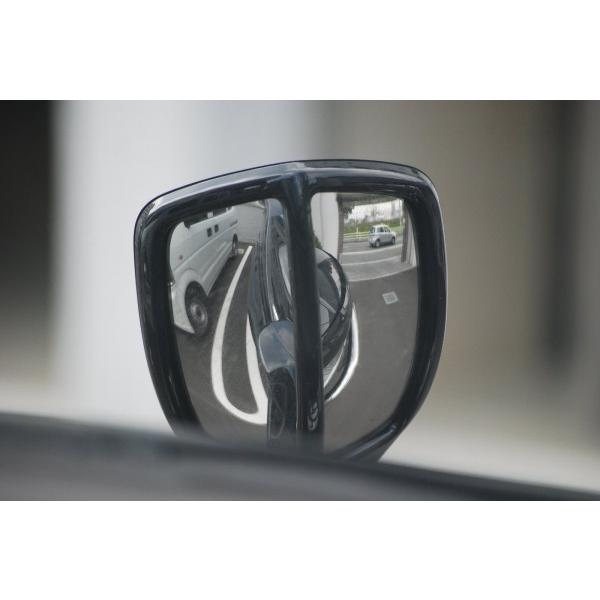 よっては デリカ D5 X4X 直前直左確認用ボンネットミラー 塗装済(本体+