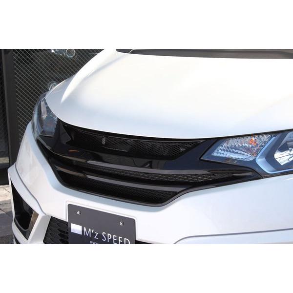 アウトレット直販 フィット フィットハイブリッド Gk3 5 Gp5前期 13 9 17 5 フロントグリル 塗装済 Nh731p クリスタルブラックパール クリアランス人気 Southhighband Org