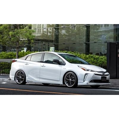 M'z SPEED プリウス 50系 後期 サイドステップ 塗装済 ホワイト M'z SPEED プリウス 50系 後期 サイドステップ 塗装済 ホワイト
