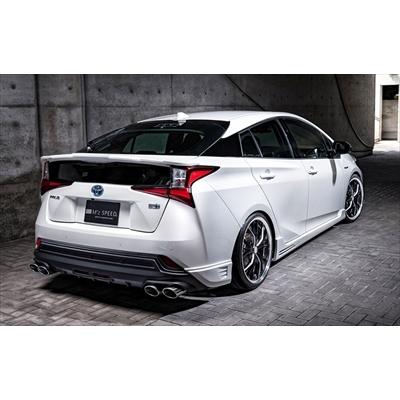 M'z SPEED プリウス 50系 後期 リアアンダースポイラー 素地 塗装済み