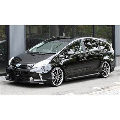 M'z SPEED プリウスアルファ 前期 GLMRS LINE エアロ3点セット Mレス用