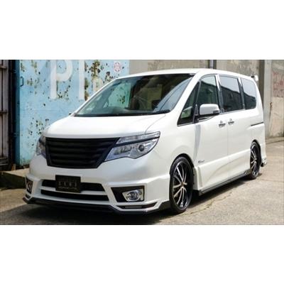 【カメラ付き】　C26 後期　セレナ　グリル　塗装　カスタム　ワンオフ M'z SPEED セレナ C26 ハイウェイスター 後期 GRACE LINE フロント