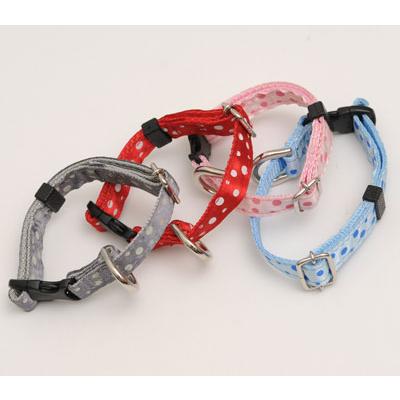 パステルドット首輪（カラー） Ｓサイズ　ナイロン　首輪　カワイイ水玉　国産　犬　首輪　ペット用品 　通販　ペットグッズ小型犬 　 | TOPWAN