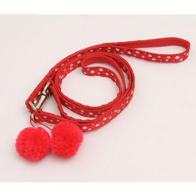 水玉　ボンボン リード（ポンポンリード）　布×ナイロン 犬猫兼用　国産　ペットグッズ 小型犬 　メール便 【ペット用品　通販　トップワン】 | TOPWAN | 04