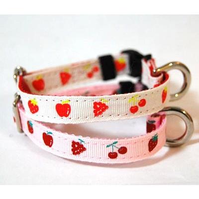 フルーツ＆ストロベリーリードセット！ お得！小型犬 可愛いイチゴ☆   トップワン　トイプードル 首輪　犬 ペット用品　通販　 | TOPWAN | 02