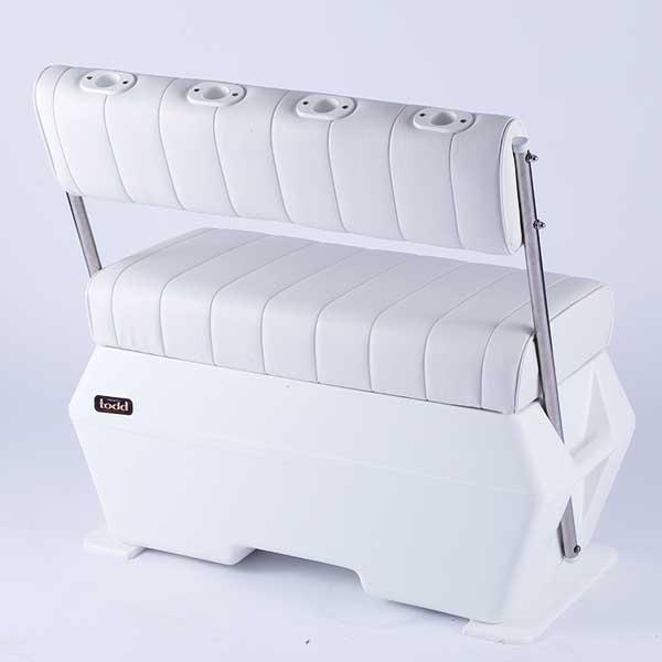 船舶用 4連ロッドホルダー・収納ボックス付チェア スイングバック