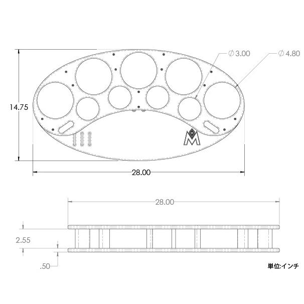 MAGMA　ロッドホルダーマウント付きパーティー テーブル