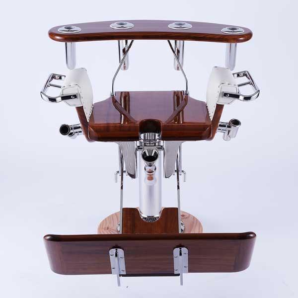 ボート椅子　ジョンボート　バスフィッシング　トップウォーター プレミアム130lbファイティングチェア（4連ロケットランチャー付