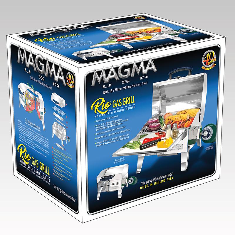Magma 船用バーベキューグリル アドベンチャーシリーズRio マウント付き バーベキュー BBQ グリル MAGMA アドベンチャーシリーズRio : トップ