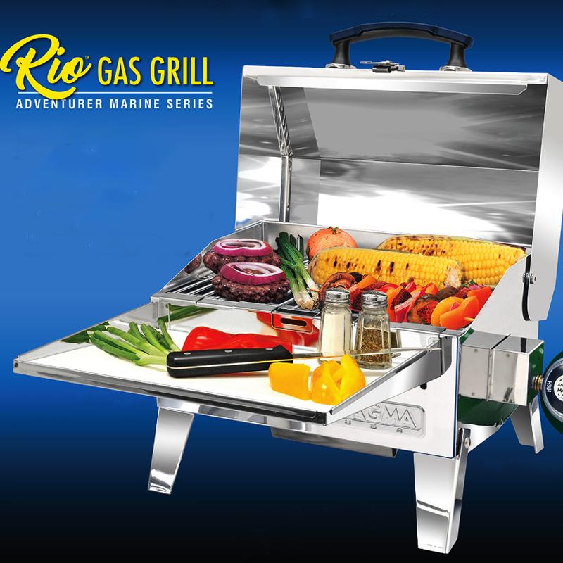 Magma 船用バーベキューグリル アドベンチャーシリーズRio マウント付き バーベキュー BBQ グリル MAGMA アドベンチャーシリーズRio : トップ