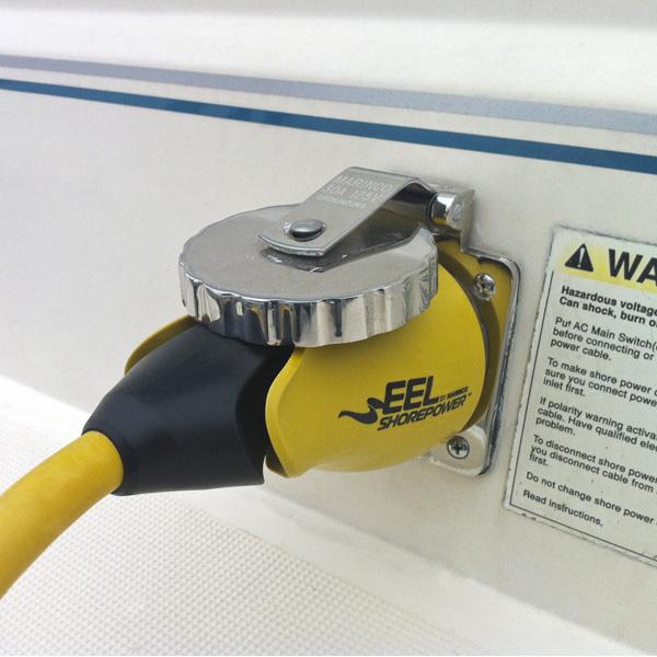 船舶ボート  陸電ケーブル MARINCO マリンコ EEL シリーズ 50A 125V 7.5m CS503-25の画像
