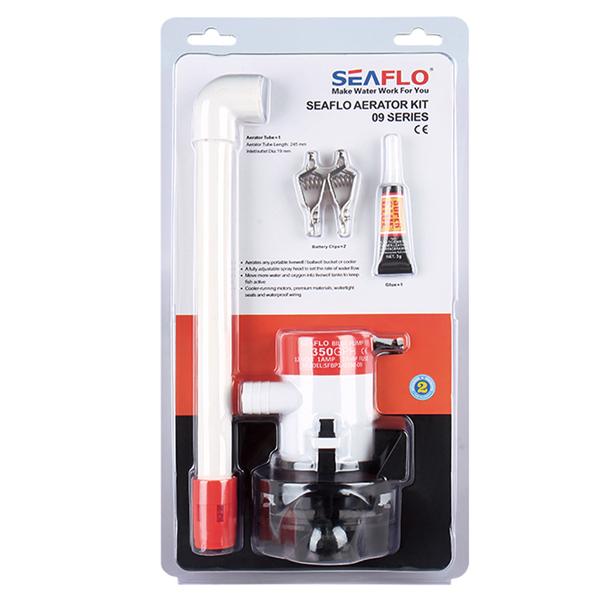 いけす・クーラーボックス水循環ポンプ SEAFLO エアレーターポンプ