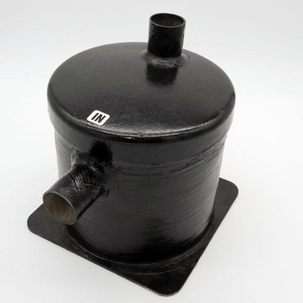 CENTEK バーナリフト排気マフラー 2インチ 排気ホース用 IN-SIDE/TOP-OUTの画像