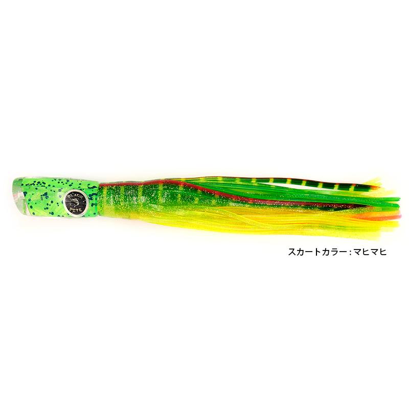ブラックピート NEWイエローシェルヘッド ミディアム マカイラ ルアーの画像