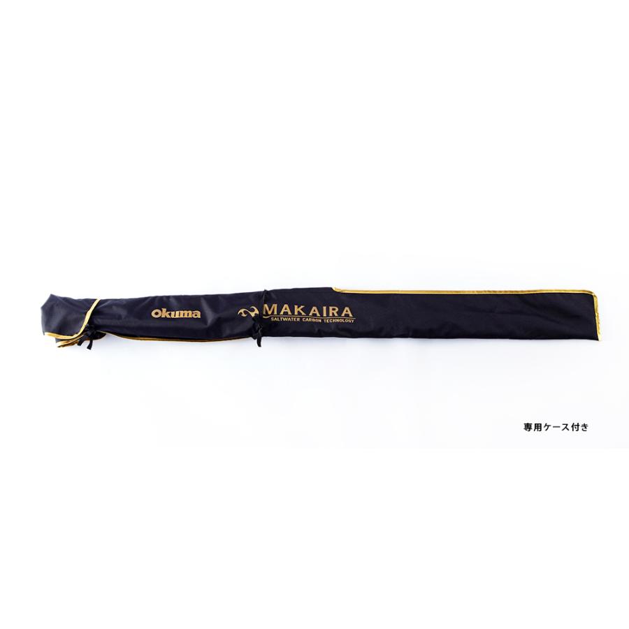 オクマ マカイラ トローリング ロッド 50lb カーブ バットロング