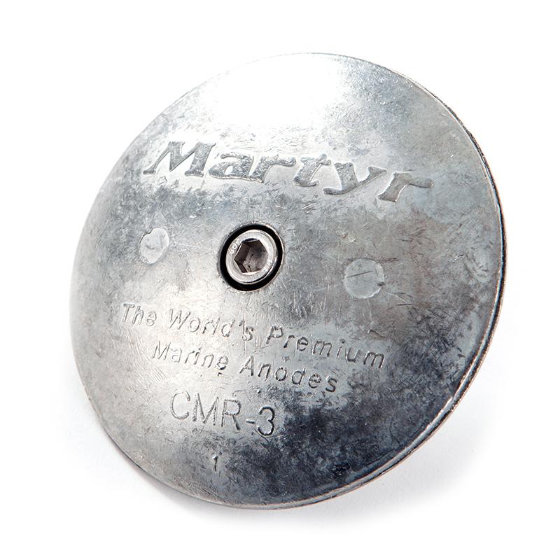 船舶用ラダー・トリムタブ用ジンクアノード（防蝕亜鉛）Martyr Anodes　ラダー・トリムタブアノード　ＣＭＲ-3 95ｍｍ　10506005(CMＲ-03)｜topwater