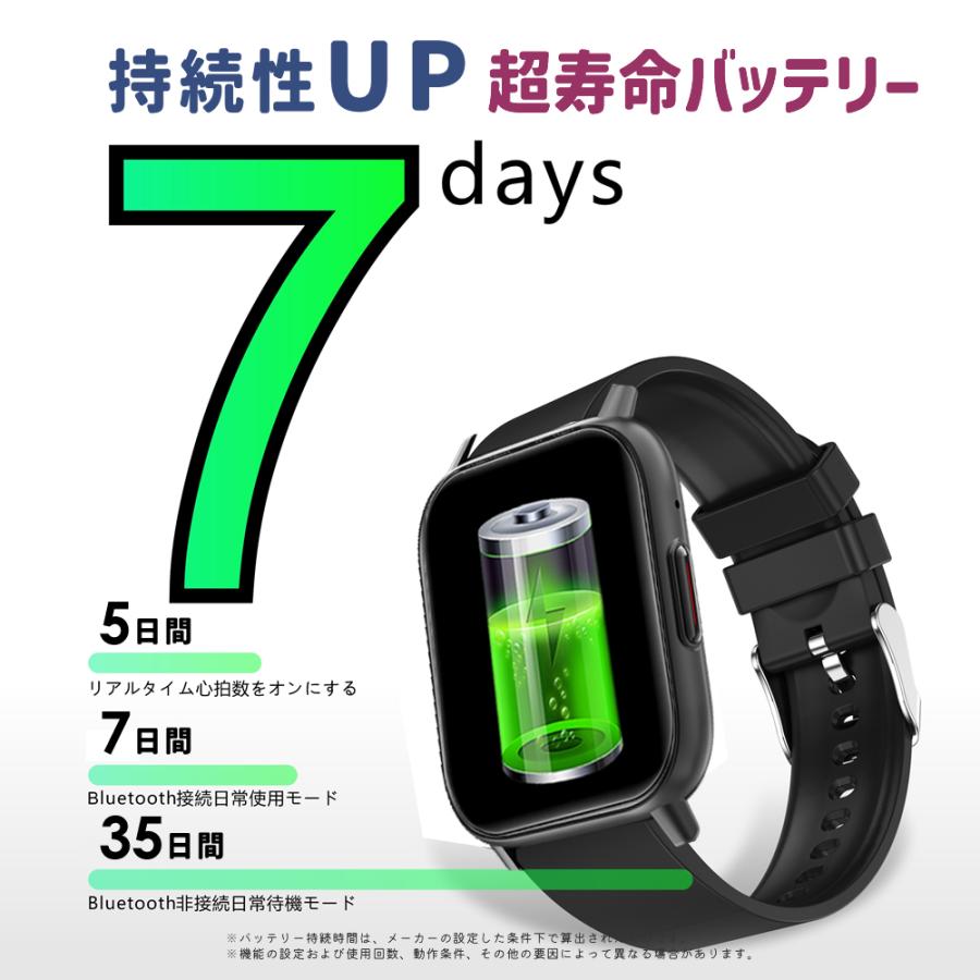 通話機能 スマートウォッチ 24時間健康管理 技適認証 心拍数 1.85
