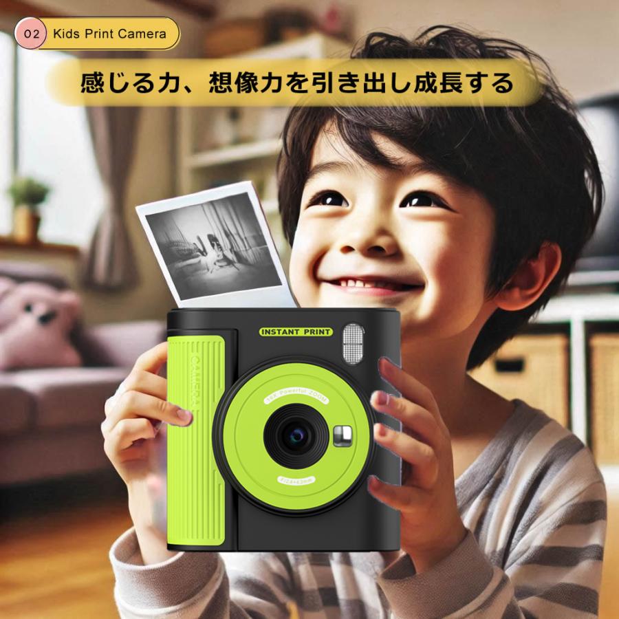 日本企画品・1年保証／ カメラ 子供 インスタントカメラ プリント
