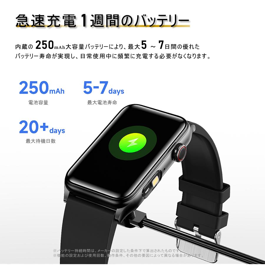 スマートウォッチ 2026進化版 通話機能 レディース メンズ 24時間健康