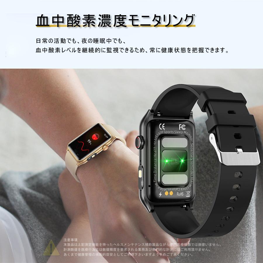 スマートウォッチ 2025進化版 通話機能 レディース メンズ 24時間健康