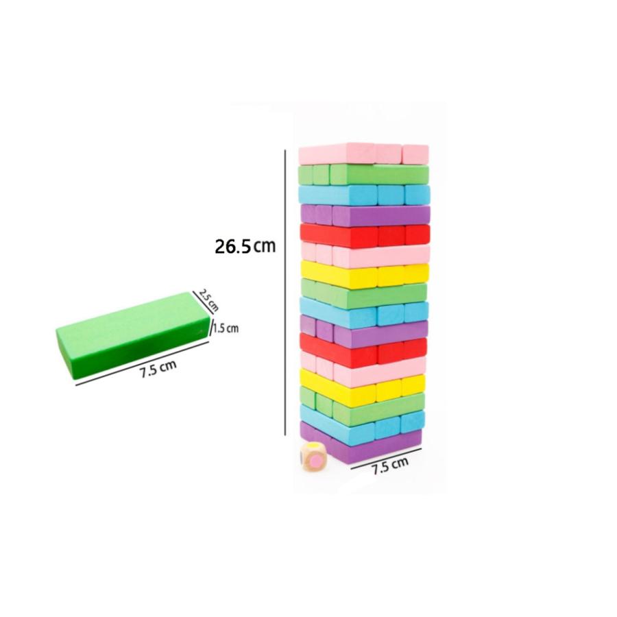 積み木 木製 バランスゲーム 立体パズル 積み木ブロック ドミノ