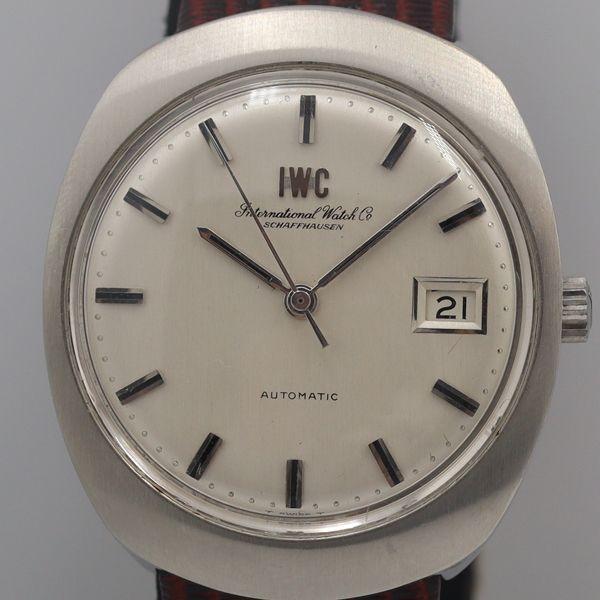 デッドストック級 稼働 良品 IWC シャフハウゼン デイト シルバー文字 
