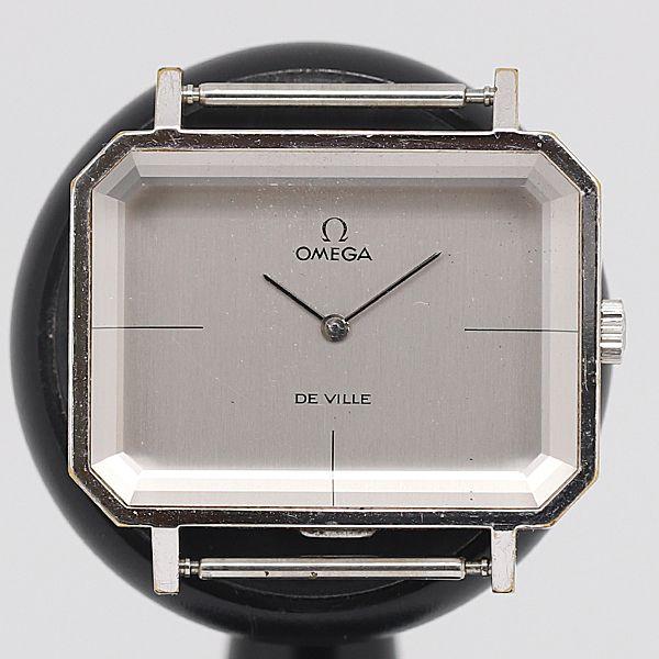 デッドストック級 稼働 良品 手巻き オメガ デビル 純正尾錠 シルバー  