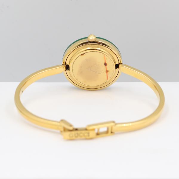 デッドストック級 箱付 稼働 美品 グッチ チェンジベゼル 1100-L QZ