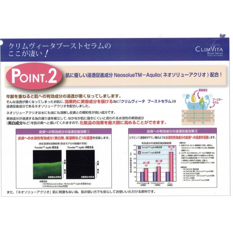 2色のシミを同時に攻撃！ ブースター美容液 クリムヴィータ・ブースト