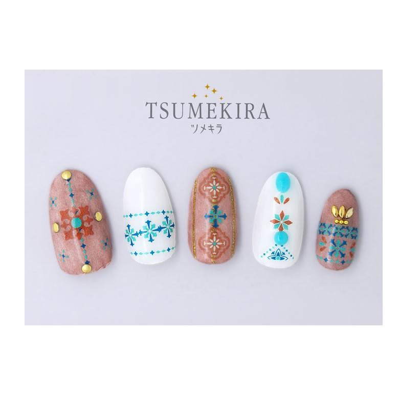 ツメキラ T01 テラコッタタイル ネイルシール Nn Tct 101 ココロネイル Kokoronail 通販 Yahoo ショッピング