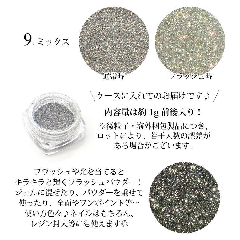 ネイル グリッター フラッシュ パウダー 各種 ケース入り N ココロネイル Kokoronail 通販 Yahoo ショッピング