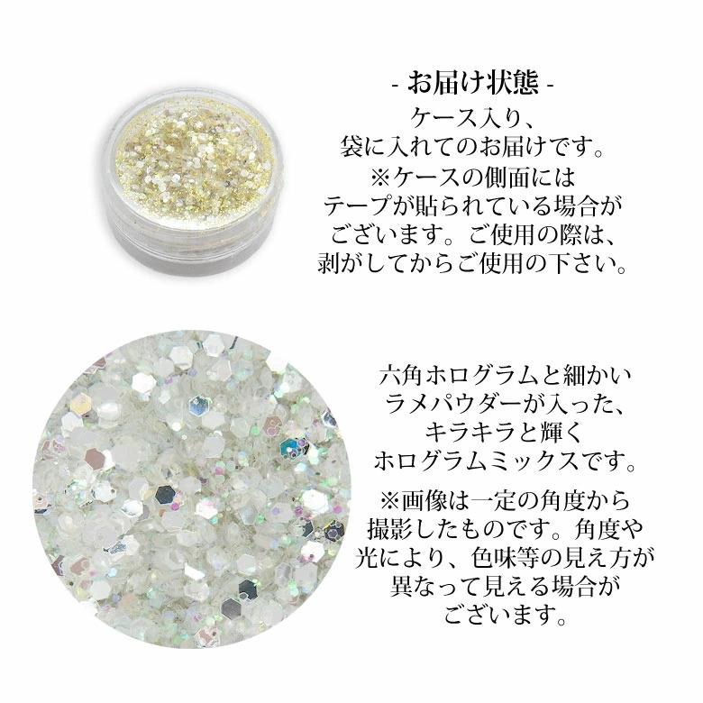 在庫わずか！ネイルグリッター★ラメMIX ネイル ラメ グリッター ミックス ケース入り 1 : ココロネイル