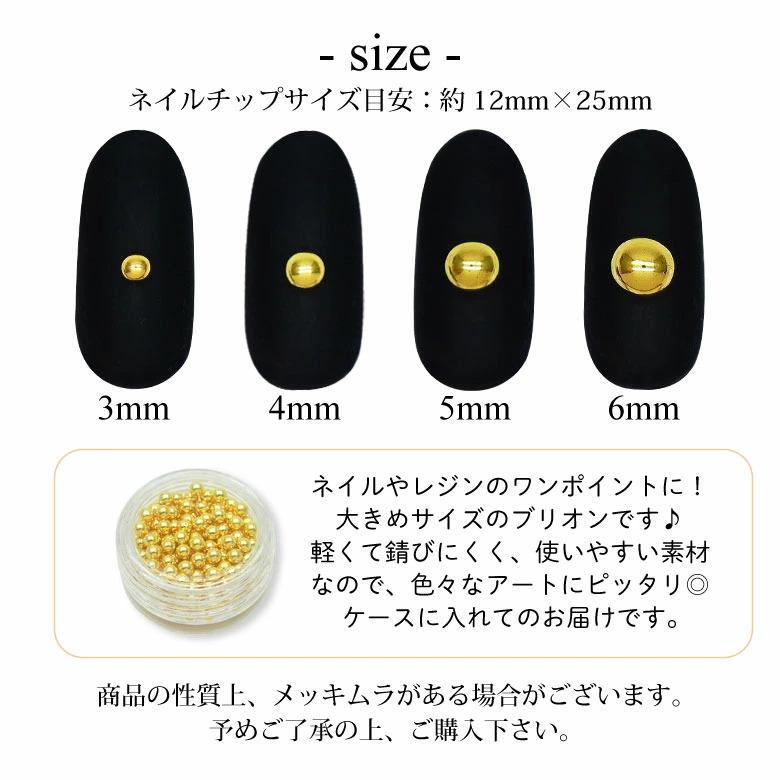 ネイル レジン パーツ ブリオン 大きめ サイズ ケース入り 13 : ココロ