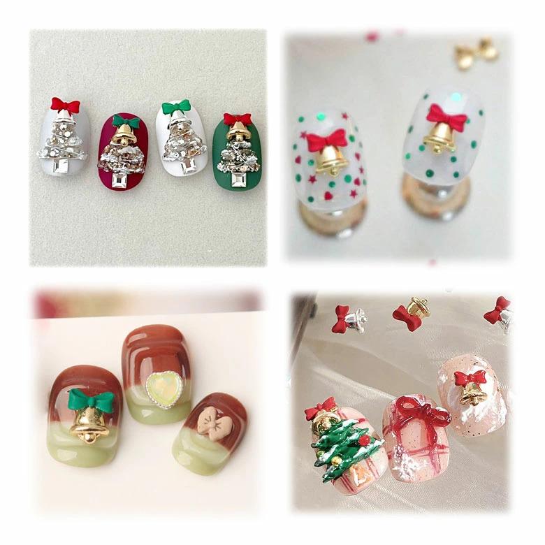 ネイル メタル パーツ クリスマス ベル 3個入り 147 : ココロネイル