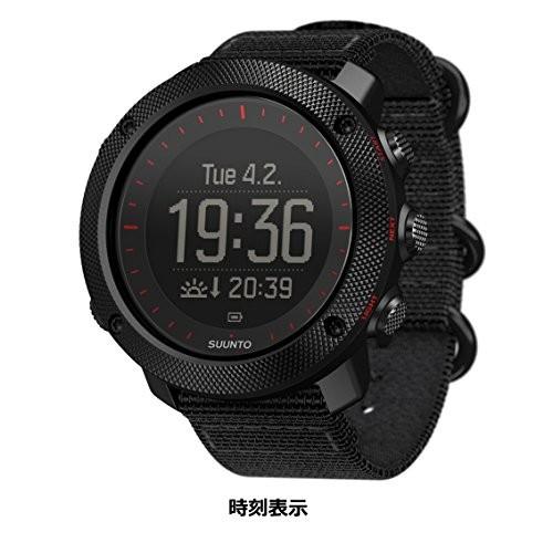 スント(SUUNTO) 腕時計 トラバース アルファ ブラックレッド 10気圧  