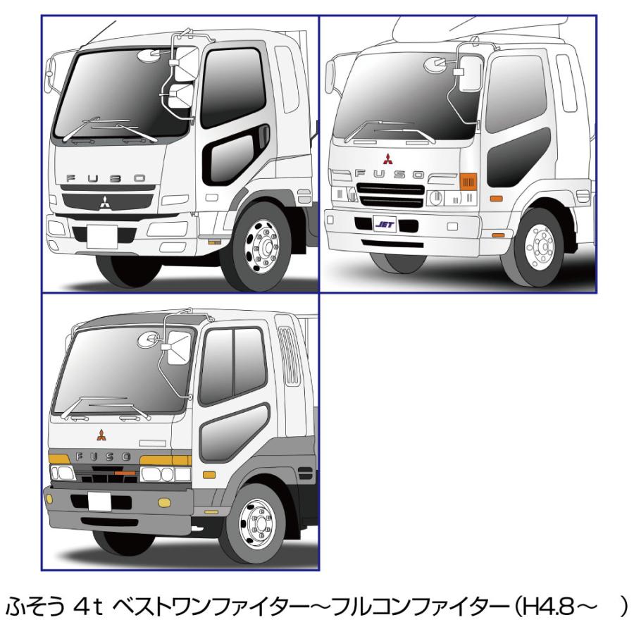 ジェットイノウエ JET 501366 ワイパーブレード＆アームセット ふそう 