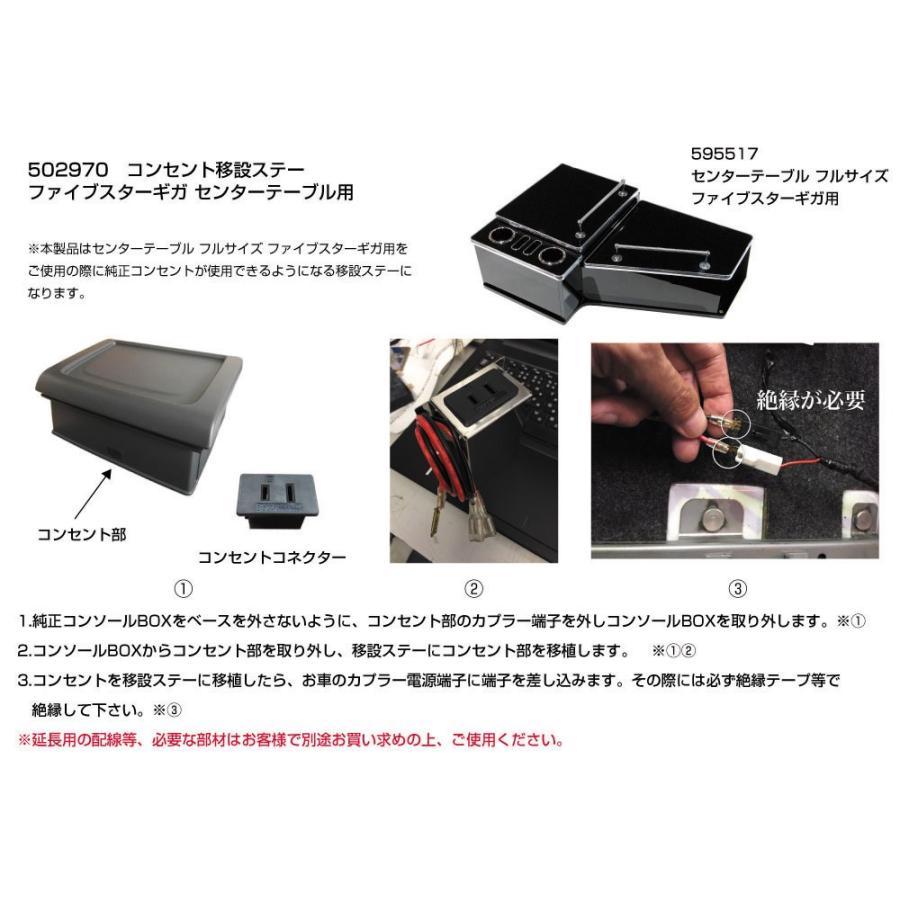 ジェットイノウエ JET 502970 コンセント移設ステー センターテーブル